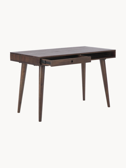 Westwing Collection Schreibtisch Tova aus Massivholz mit Schublade Zeitlich begrenztes Angebot