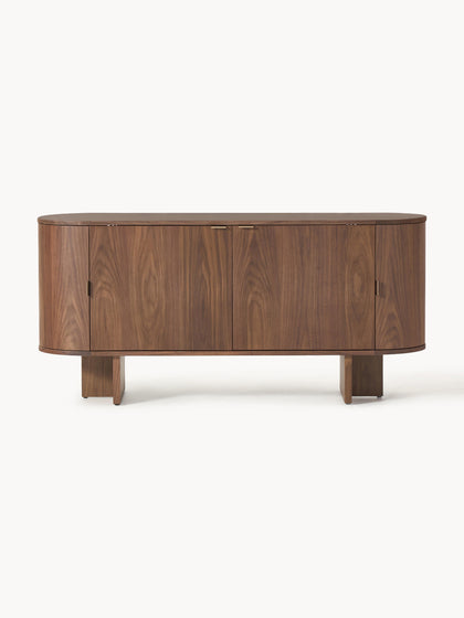 Westwing Collection Holz-Sideboard Zumi mit abgerundeten Ecken Neueste Stile