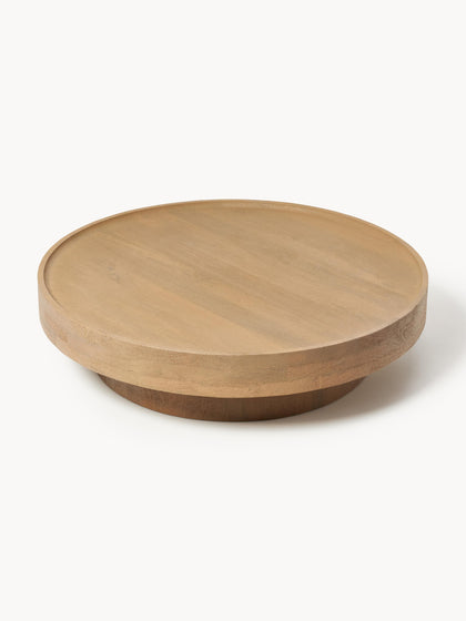 Westwing Collection Runder XL Couchtisch Benno aus Mangoholz Bis zu 55% Rabatt