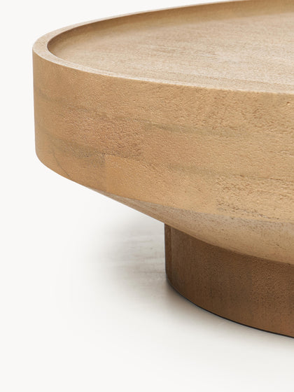 Westwing Collection Runder XL Couchtisch Benno aus Mangoholz Bis zu 55% Rabatt