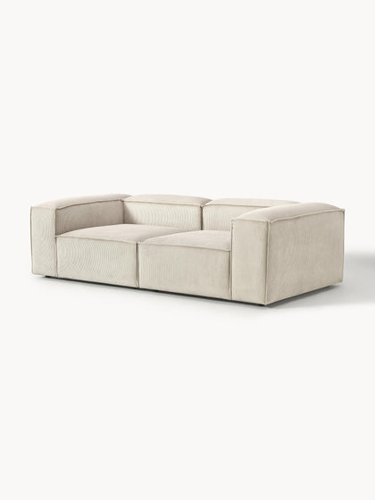 Westwing Collection Modulares Sofa Lennon (3-Sitzer) aus Cord Nur noch ein Tag übrig