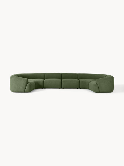 Westwing Collection Modulare XL Bouclé-Wohnlandschaft Sofia 2025