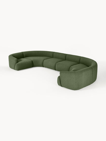 Westwing Collection Modulare XL Bouclé-Wohnlandschaft Sofia 2025