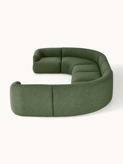 Westwing Collection Modulare XL Bouclé-Wohnlandschaft Sofia 2025