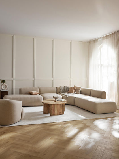 Westwing Collection Modulares Ecksofa Sofia (4-Sitzer) Outlet