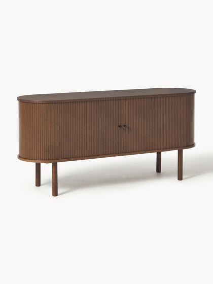 Westwing Collection Sideboard Calary mit geriffelter Front Auslauf