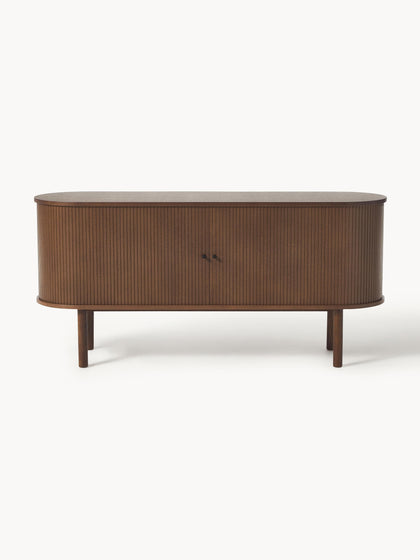 Westwing Collection Sideboard Calary mit geriffelter Front Auslauf