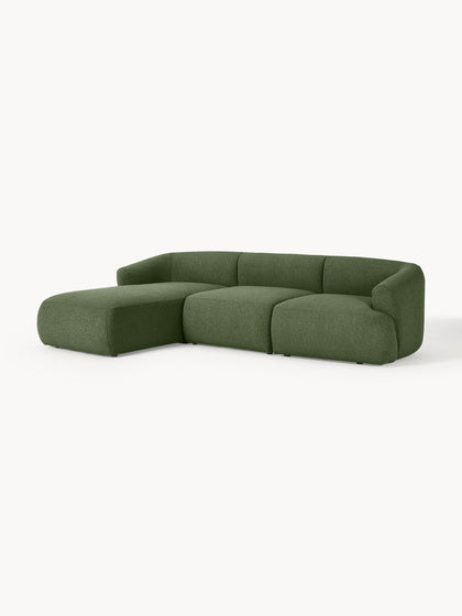 Westwing Collection Modulares Bouclé-Ecksofa Sofia (3-Sitzer) Hotsell