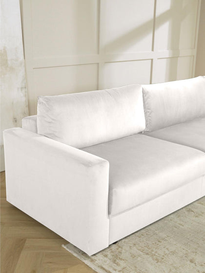 Westwing Collection Schlafsofa Tasha (3-Sitzer) mit Stauraum Fabrikverkauf