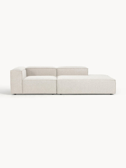 Westwing Collection Modulare Ottomane Lennon aus Bouclé Kostenloser Versand