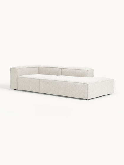 Westwing Collection Modulare Ottomane Lennon aus Bouclé Kostenloser Versand