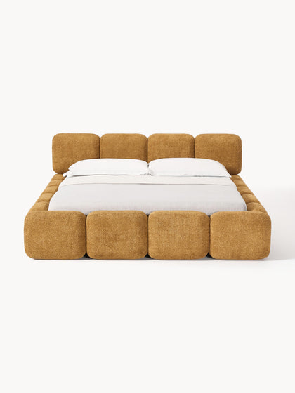 Westwing Collection Polsterbett Tayla aus Teddy-Bouclé Flash Sale