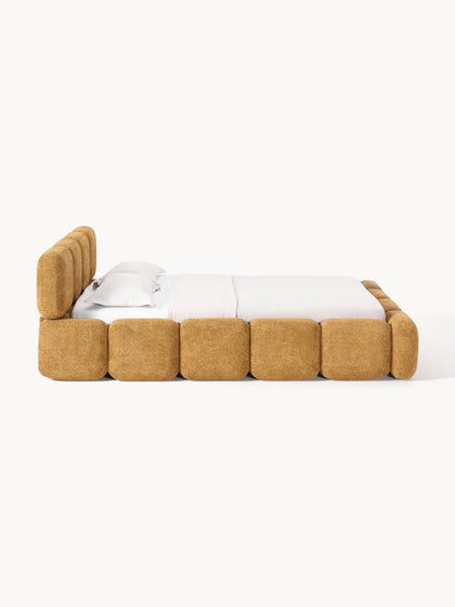 Westwing Collection Polsterbett Tayla aus Teddy-Bouclé Flash Sale
