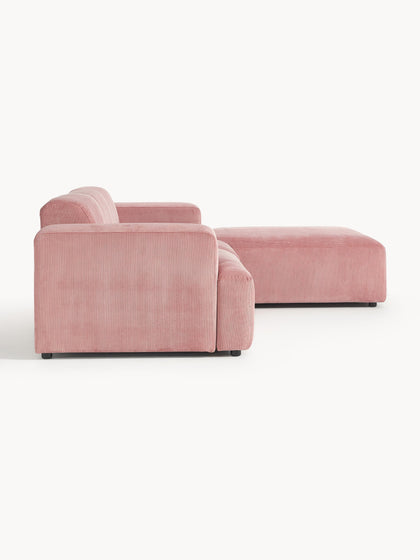Westwing Collection Cord-Ecksofa Melva (4-Sitzer) Saisonschlussverkauf