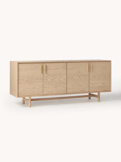 Westwing Collection Sideboard Diana aus Eichenholz