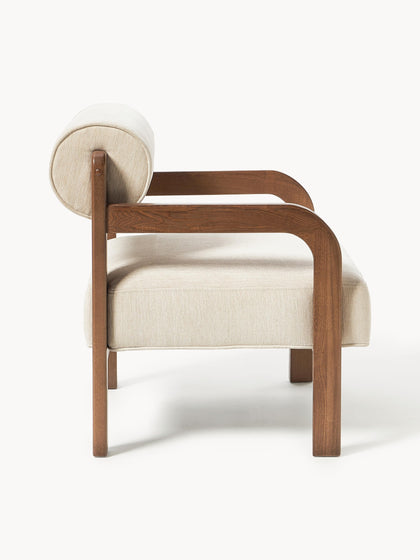 Westwing Collection Loungesessel Raymond aus Eschenholz Exklusive Angebote