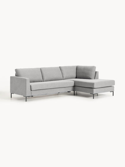 Westwing Collection Schlafsofa Luna (3-Sitzer) mit Matratze Tägliche Deals