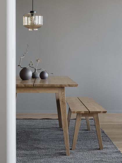 Westwing Collection Ausziehbarer Esstisch Melfort 180 - 280 x 90 cm Tiefpreis