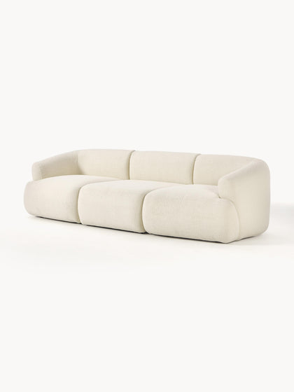 Westwing Collection Modulares Teddy-Sofa Sofia (3-Sitzer) Nur noch ein Tag übrig