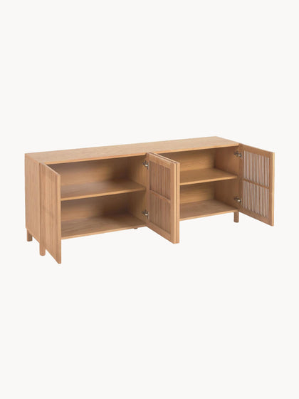 Westwing Collection Holz-Sideboard Beyla Kostenloser Versand international