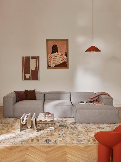 Westwing Collection Modulares Ecksofa Lennon zollfrei