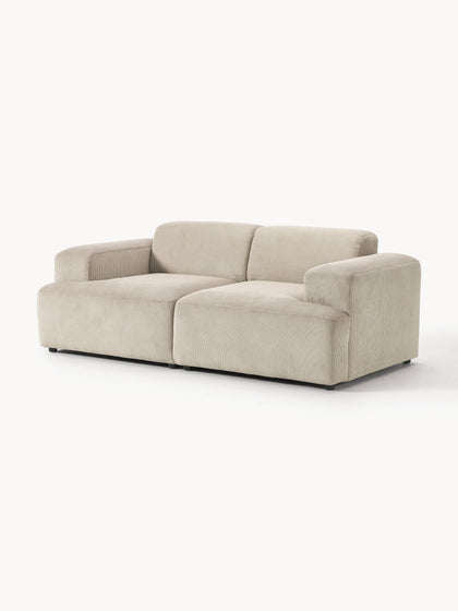 Westwing Collection Cord-Sofa Melva (2-Sitzer) Angebote