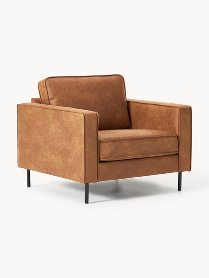 Westwing Collection Sessel Hunter aus recyceltem Leder Rabatt