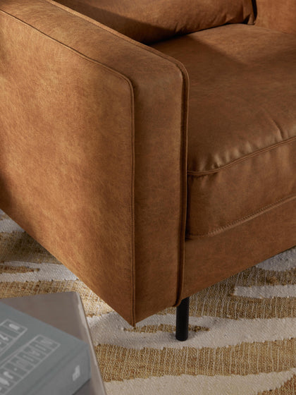 Westwing Collection Sessel Hunter aus recyceltem Leder Rabatt