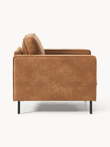 Westwing Collection Sessel Hunter aus recyceltem Leder Rabatt
