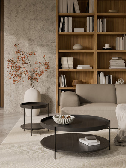 Westwing Collection Runder Holz-Couchtisch Renee Zeitbegrenzte Promotion