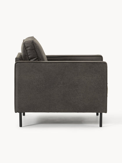 Westwing Collection Sessel Hunter aus recyceltem Leder Günstiger Verkauf