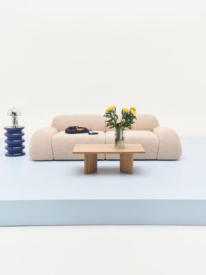 Westwing Collection Modulares Sofa Wolke (3-Sitzer) aus Bouclé Rabatt