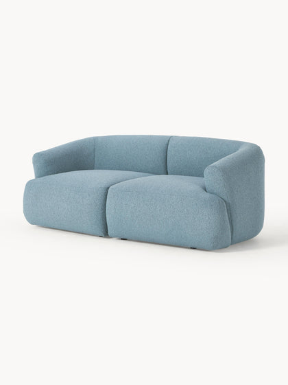 Westwing Collection Modulares Bouclé-Sofa Sofia (2-Sitzer) Exklusivangebot