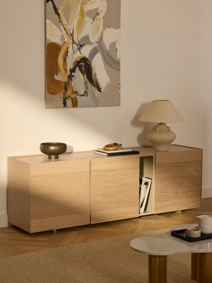 Westwing Collection Holz-Sideboard Larsen Black Friday