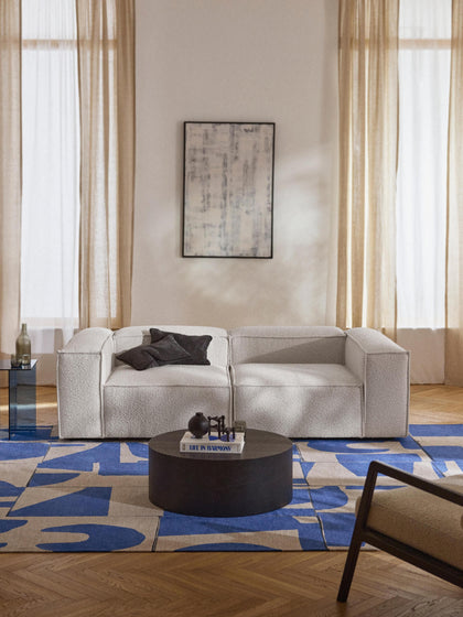 Westwing Collection Modulares Sofa Lennon (3-Sitzer) aus Bouclé Lagerräumung