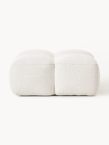 Westwing Collection Sofa-Hocker Tayla aus Bouclé Exklusive Angebote