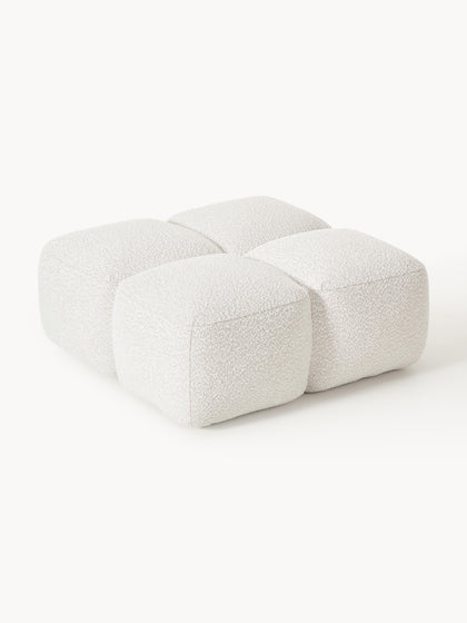 Westwing Collection Sofa-Hocker Tayla aus Bouclé Exklusive Angebote
