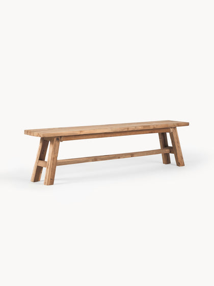 Westwing Collection Sitzbank Lawas aus Teakholz