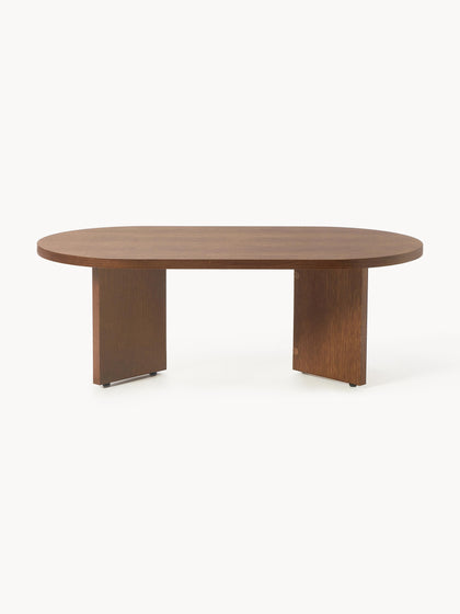 Westwing Collection Ovaler Holz-Couchtisch Toni Begrenzte Freigabe