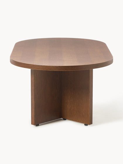 Westwing Collection Ovaler Holz-Couchtisch Toni Begrenzte Freigabe