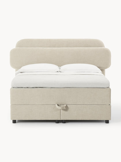 Westwing Collection Boxspringbett Enrica mit Stauraum Riesige Rabatte