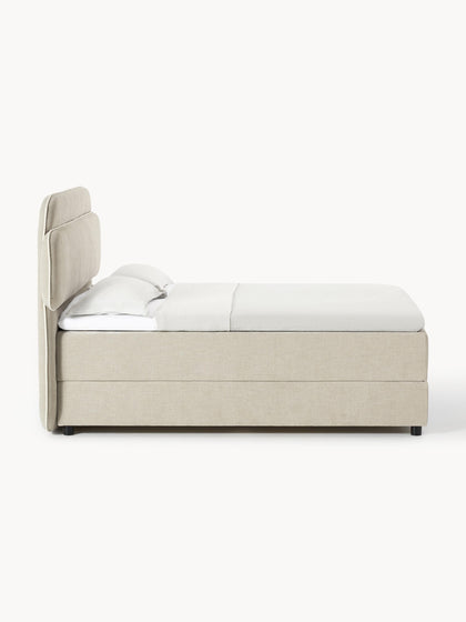 Westwing Collection Boxspringbett Enrica mit Stauraum Riesige Rabatte