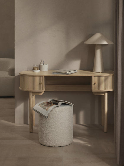 Westwing Collection Schreibtisch Calary mit geriffelter Front Hotsell