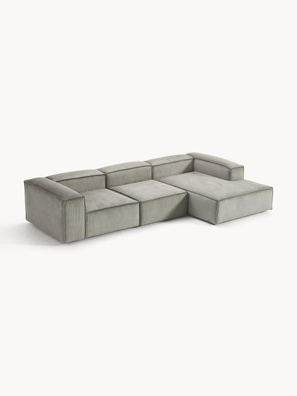 Westwing Collection Modulares Ecksofa Lennon aus Cord Günstig kaufen