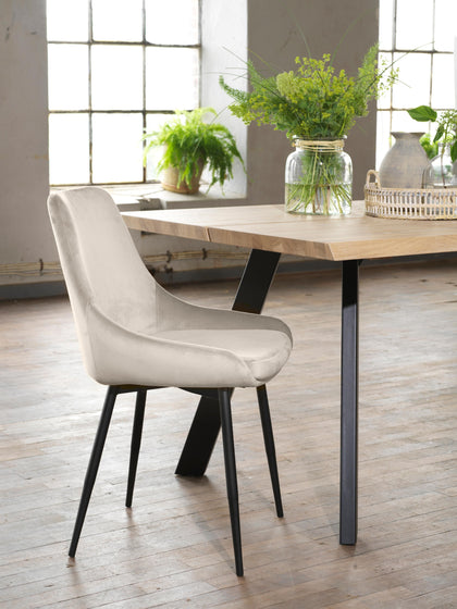Westwing Collection Samt-Polsterstühle Sierra 2 Stück Flash Sale