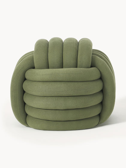 Westwing Collection Knoten-Pouf Twist Black Friday