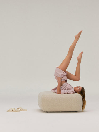 Westwing Collection Bouclé-Hocker Sofia Online Outlet