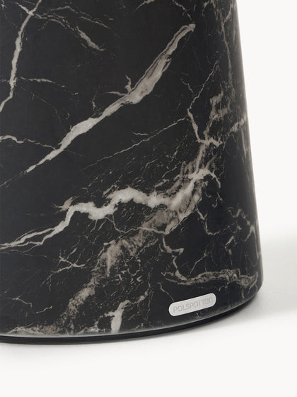 Westwing Collection Runder Esstisch Disc in Marmor-Optik Ø 70 cm Große Rabatte