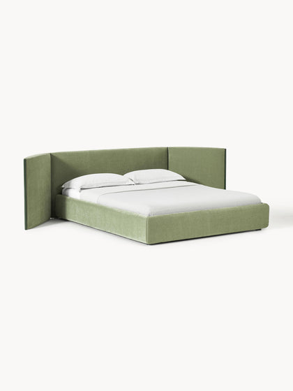 Westwing Collection Polsterbett Otis mit klappbarem Kopfteil Saisonale Angebote
