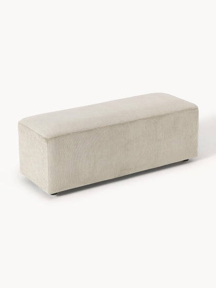 Westwing Collection XL-Hocker Melva aus Cord B 116 x T 42 cm Letzte 3 Tage
